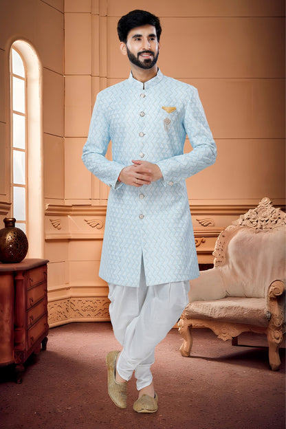 Blue Sherwani