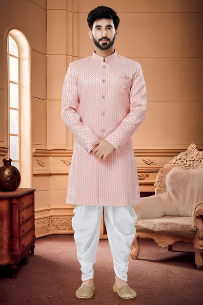 Pink Sherwani