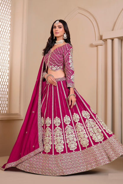 Designer Pink Lehenga choli